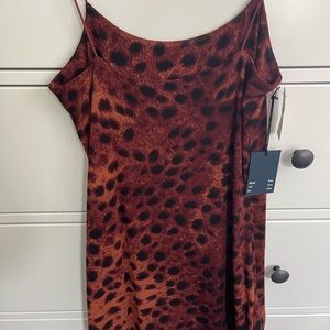 Aritzia Wilfred Free Mini Dress (Leopard Print) - NWT
